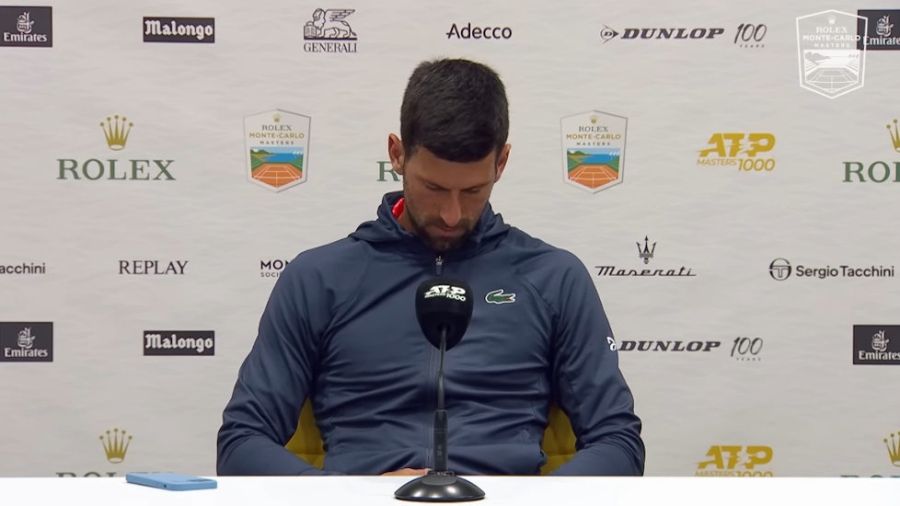 «Αμίλητος» ο Τζόκοβιτς μετά την ήττα-σοκ από τον Μουζέτι (video)