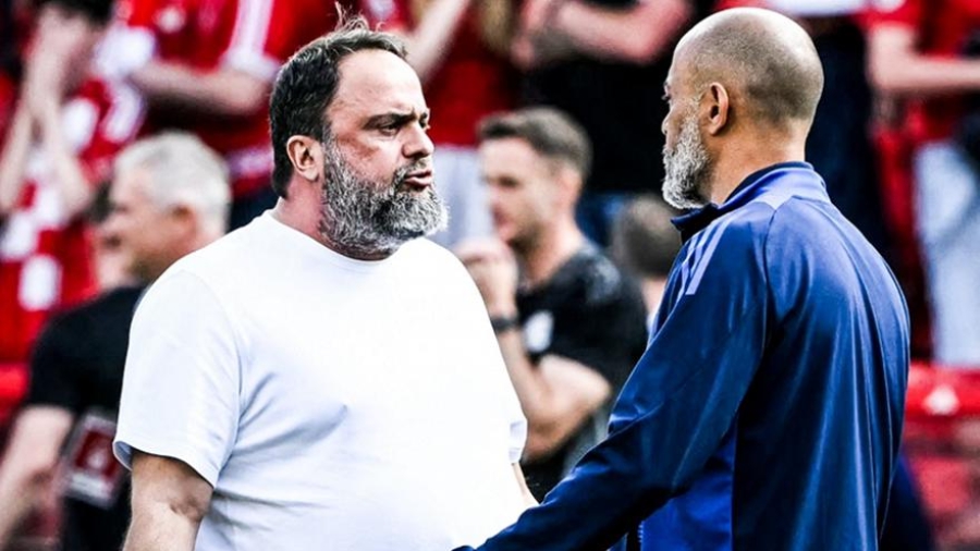 «Έντονο ξέσπασμα από τον Μαρινάκη στα αποδυτήρια, με στόχο για άλλη μια φορά τον Νούνο Σάντο!»