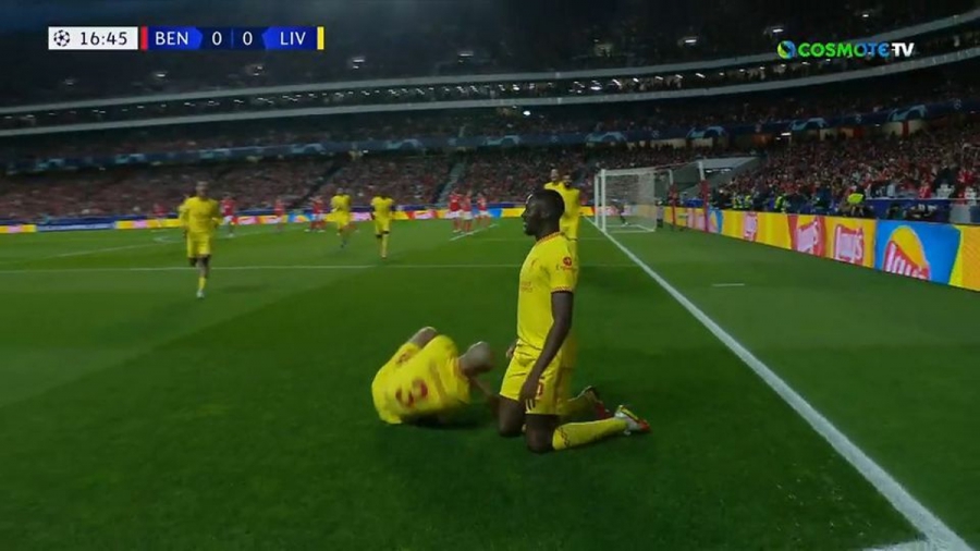 Μπενφίκα – Λίβερπουλ 0-1: Κεφαλιά Κονατέ και μπροστά οι «κόκκινοι» (video)