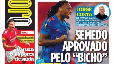 Νέο πρωτοσέλιδο στην «O Jogo» ο Σεμέδο!
