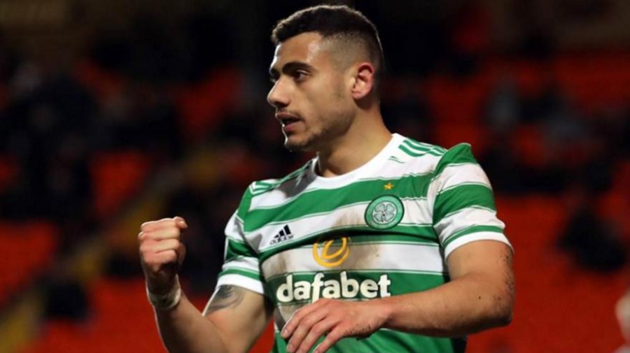 Γκολάρα του Γιακουμάκη με «γυριστό» σε φιλικό της Σέλτικ (video)