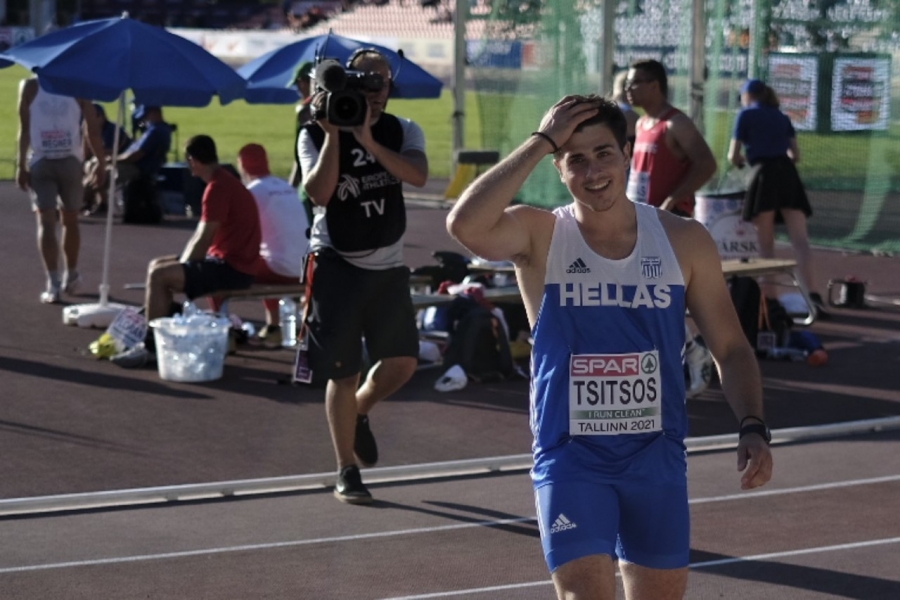 Ευρωπαϊκό Πρωτάθλημα Κ23: Φοβερός Τσίτσος και τέταρτη θέση με ατομικό ρεκόρ