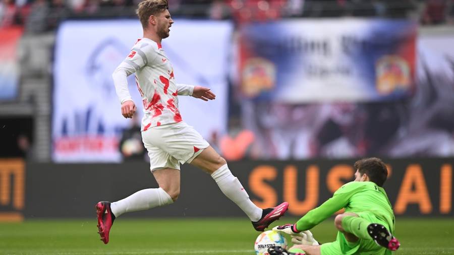 Λειψία - Άιντραχτ 1-0: Με Βέρνερ και λίγη... τύχη μπροστά οι «ταύροι»