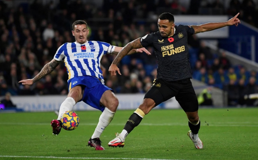 Μπράιτον – Νιούκαστλ 1-1: Ισοπαλία για τις «καρακάξες» υπό το βλέμμα του Έντι Χάου (video)