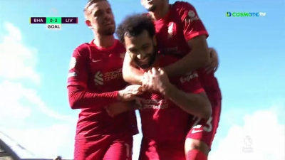 Μπράιτον – Λίβερπουλ 0-2: Γκολ νούμερο 20 για τον Σαλάχ στο φετινό πρωτάθλημα! (video)