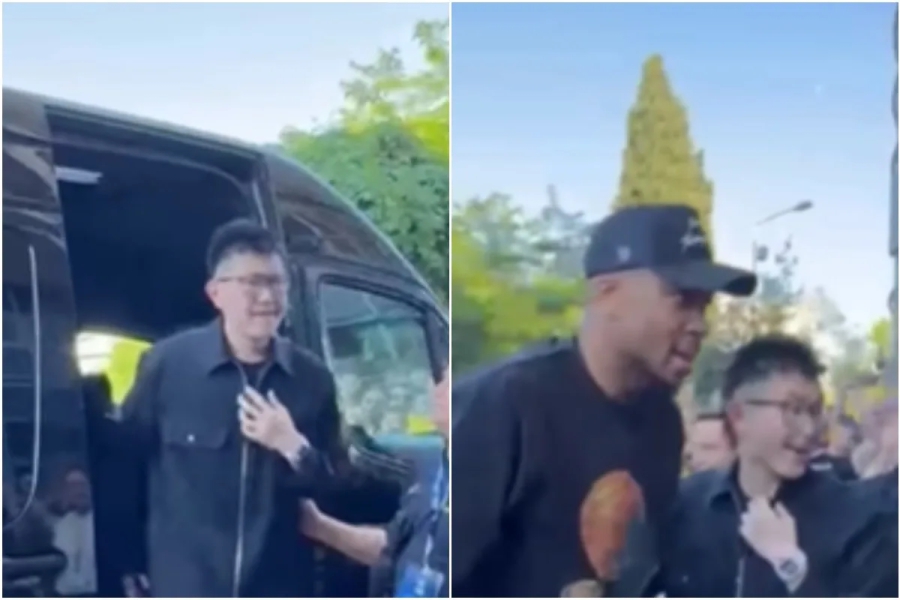 Αποθεώθηκαν Αντετοκούνμπο - Σιάο στην άφιξή τους στο Αλεξάνδρειο!