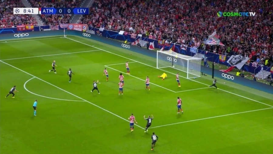 Ατλέτικο Μαδρίτης – Μπάγερ Λεβερκούζεν 1-2: «Ματσάρα» στο Μετροπολιτάνο με τους Γερμανούς να διατηρούν το προβάδισμα (video)