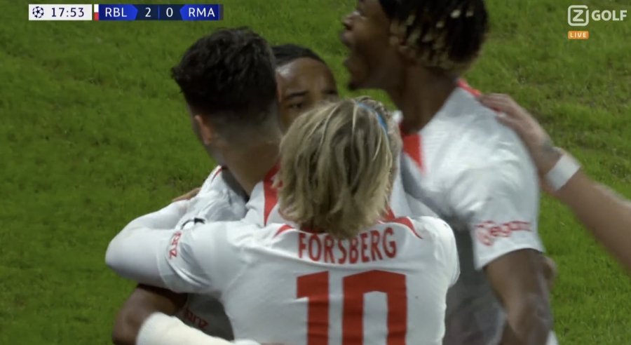 Λειψία - Ρεάλ Μαδρίτης 2-0: Γρήγορο προβάδισμα με δύο γκολ για τoυς Γερμανούς! (video)