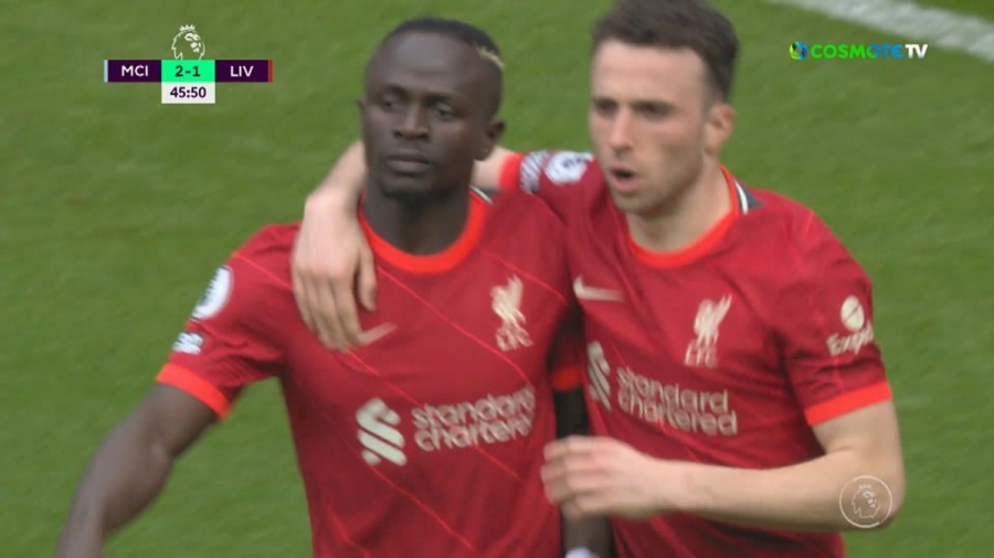 Μάντσεστερ Σίτι – Λίβερπουλ 2-2: Ισοφάριση 50 δευτερόλεπτα μετά την έναρξη του β’ ημιχρόνου από τον Μανέ (video)