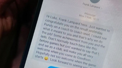 Φοβερή κίνηση του Λάμπαρντ: Έστειλε μήνυμα στον προπονητή της Μπόρεχαμ και μοίρασε συγχαρητήρια!
