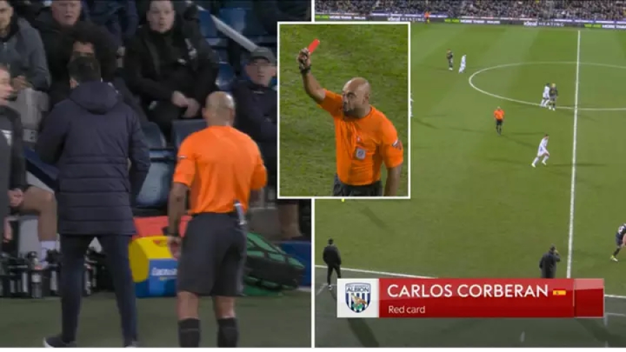 Στον Ολυμπιακό δεν συνέβη ποτέ: Τι έκανε ο Κορμπεράν και αποβλήθηκε στο 6’ του Γουέστ Μπρομ – Σαουθάμπτον;