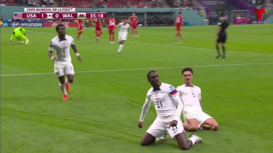 ΗΠΑ - Ουαλία 1-0: Ανοίγουν το σκορ οι Αμερικανοί με φοβερή αντεπίθεση (video)