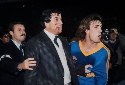 Ο αιμόφυρτος Ταμπάρες δίπλα στον Μπατιστούτα, έδειχναν την λατινοαμερικάνικη εκδοχή του ποδοσφαίρου