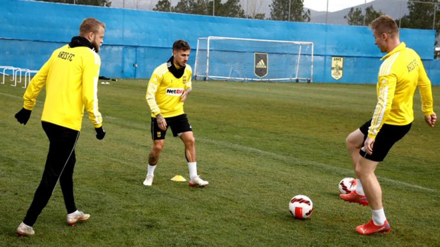 Άρης: Στροφή σε ΟΦΗ, μέρος της προπόνησης ο Σούντγκρεν