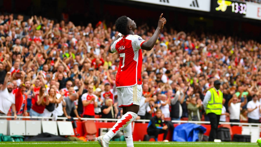 «Μιμήθηκε» τον Πολ Μέρσον και ξεκινά βασικός για 82η συνεχόμενη φορά με την Άρσεναλ ο Σάκα!