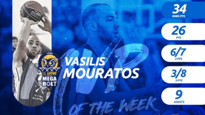 MVP of the Week ο Βασίλης Μουράτος!