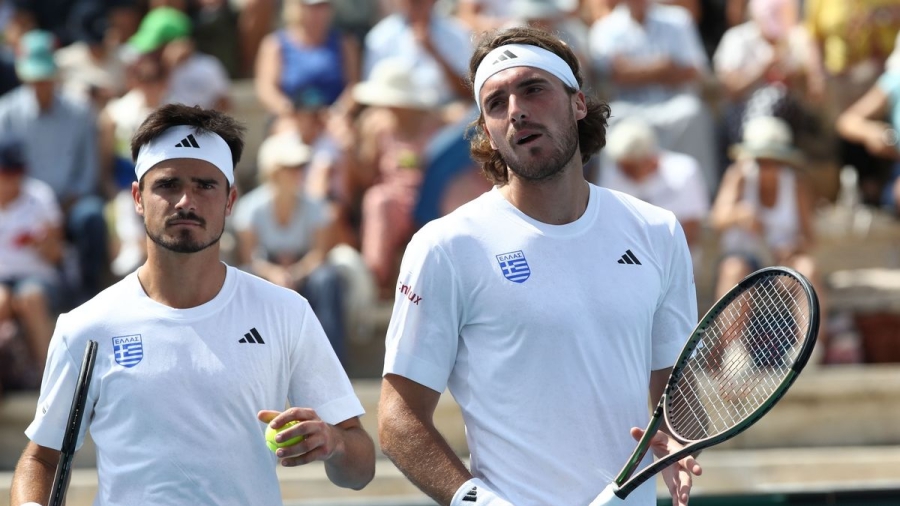 Τα αδέρφια Τσιτσιπά «βλέπουν» τον τίτλο στον τελικό του διπλού της Αμβέρσας!