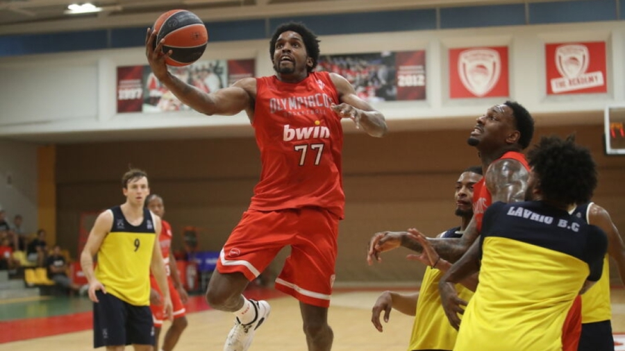 Ολυμπιακός – Λαύριο 82-58: Διψήφιοι στο πρώτο φιλικό Μπολομπόι, Μπλακ και Κάνααν