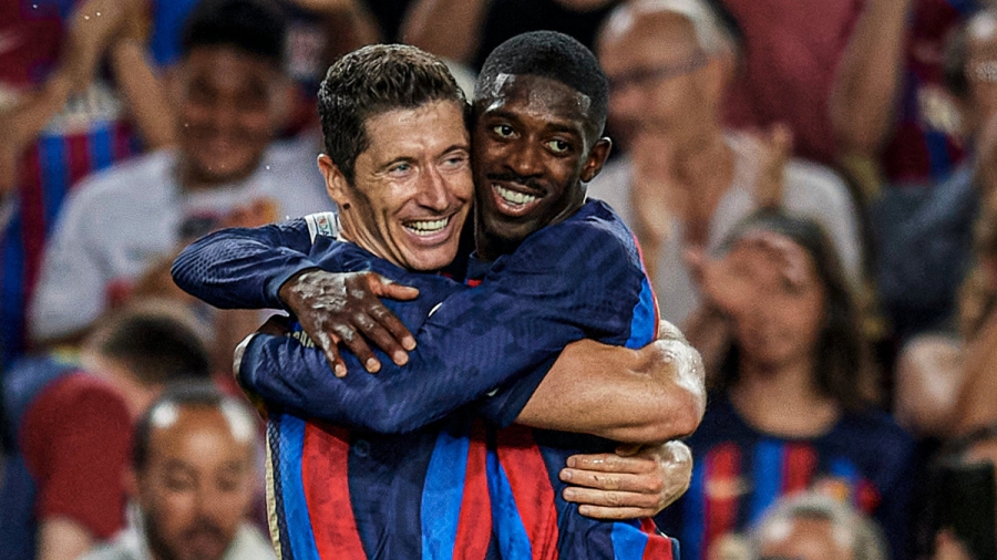 Στη «σκιά» του Λεβαντόφσκι, ο Ντεμπελέ... αναγεννάται στην Μπαρτσελόνα (video)