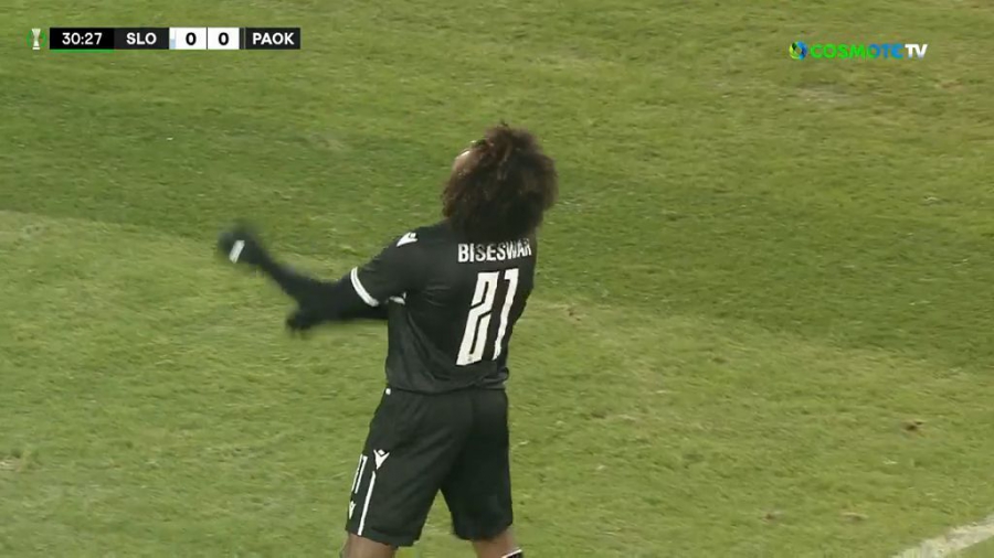 Σλόβαν Μπρατισλάβας – ΠΑΟΚ 0-0: Μεγάλη χαμένη ευκαιρία από τον Μπίσεσβαρ! (video)
