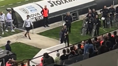 Ένταση ανάμεσα σε Λουτσέσκου και οπαδούς του ΠΑΟΚ! (video)