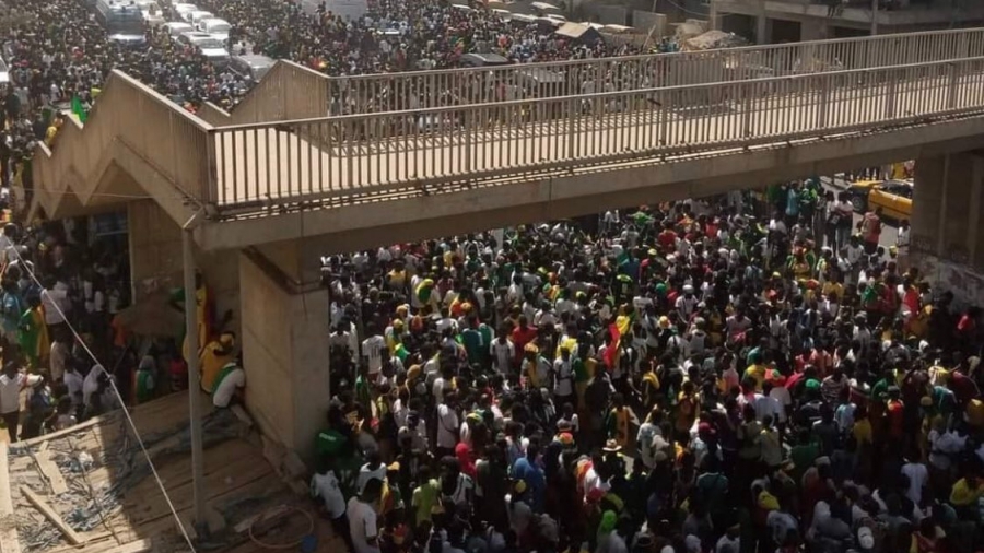 Σενεγάλη: Χαμός στην υποδοχή των πρωταθλητών (video)