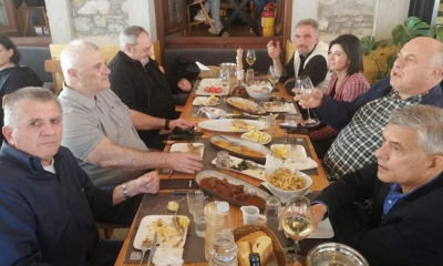 Γευμάτισαν παρέα Μπέος και Μελισσανίδης πριν το Βόλος-ΑΕΚ!