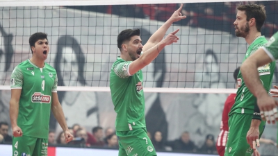 Ολυμπιακός – Παναθηναϊκός 1-3: «Πράσινος» ο πρώτος ημιτελικός με ανατροπή και συγκλονιστικό Κόβαρ! (video)