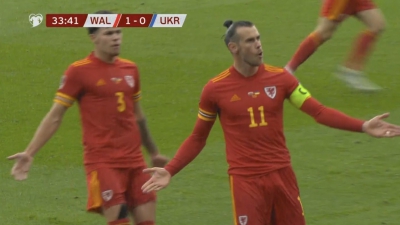 Ουαλία – Ουκρανία 1-0: Φάουλ του Μπέιλ, κόντρα και γκολ  από το πουθενά για τους γηπεδούχους! (video)