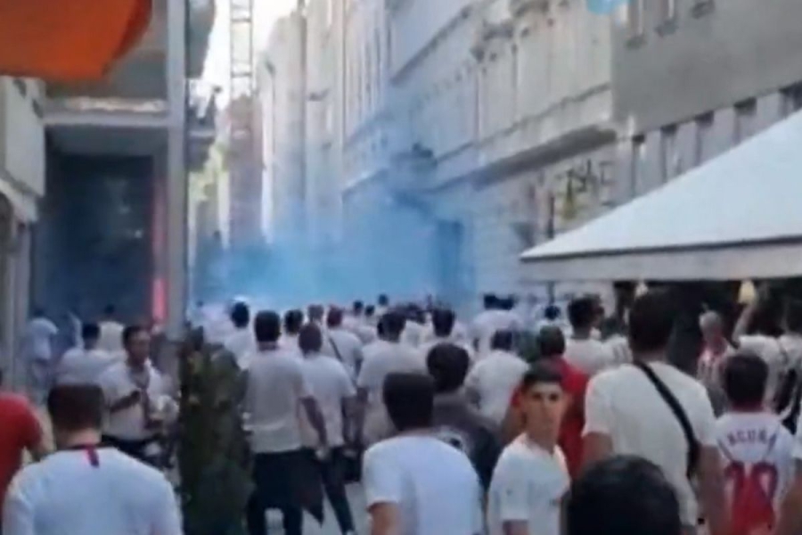 «Χαμός» στη Βουδαπέστη: Επεισόδια κοντά στο γήπεδο, πριν από τον τελικό του Europa League! (video)