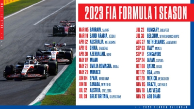 Formula 1: Ανακοινώθηκε το πρόγραμμα του 2023 – Το μεγαλύτερο στην ιστορία του σπορ