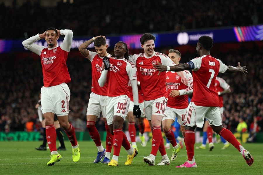 'Εζε και Ράις «σφράγισαν» την πρόκριση της Άρσεναλ στα προημιτελικά - Ραντεβού με την Σπόρτινγκ Λισαβόνας στου «8»!