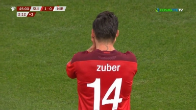 Ελβετία - Βόρεια Ιρλανδία: Υπέροχο πλασε του Τσούμπερ και 1-0! (video)