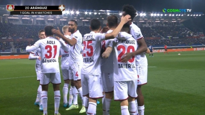 Αταλάντα - Μπάγερ Λεβερκούζεν 0-1: Υπέροχη συνεργασία και προβάδισμα με Αράνγκις! (video)