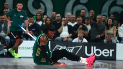 Παναθηναϊκός AKTOR: Εκτός για ένα μήνα ο Χολμς