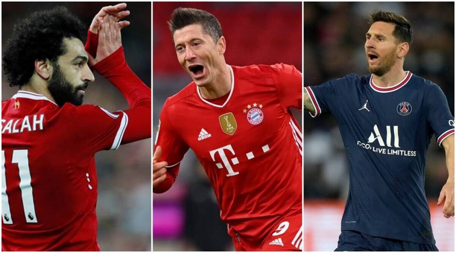 Μέσι, Σαλάχ, Λεβαντόφσκι υποψήφιοι για το βραβείο του κορυφαίου παίκτη του κόσμου