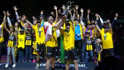 Δεύτερη κούπα για την Τενερίφη στο BCL, 98-87 τη Μανρέσα στον «ισπανικό» τελικό (video)