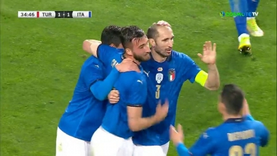 Τουρκία – Ιταλία 1-2: Ανατροπή μέσα σε 4 λεπτά για τους «ατζούρι»!