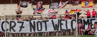 Απίθανο πανό από τους φιλάθλους της Ατλέτικο: «CR7 δεν είσαι ευπρόσδεκτος»!