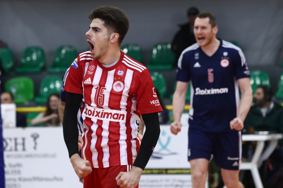 Παναθηναϊκός - Ολυμπιακός 1-4 (χρυσό σετ): Συγκλονιστική ανατροπή και «ερυθρόλευκη» πρόκριση στον τελικό του Challenge Cup! (video)