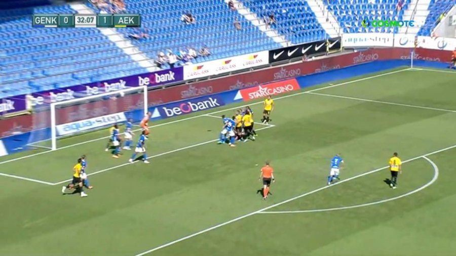 Γκενκ – ΑΕΚ 0-2: Δεύτερο «κιτρινόμαυρο» γκολ, με τον Μήτογλου να «χτυπά» ξανά! (video)
