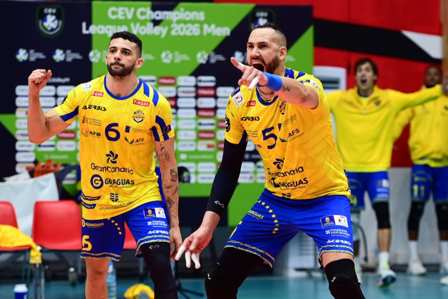 CEV Champions League: Ηττήθηκε 3-1 από τη Λας Πάλμας ο Ολυμπιακός - Για την υπέρβαση στην Ισπανία!