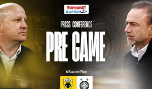 Live Streaming: Η συνέντευξη Τύπου του Superbet Super Cup