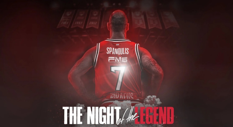 Ψηλά στο ΣΕΦ η αφίσα για τη βραδιά-γιορτή του Βασίλη Σπανούλη