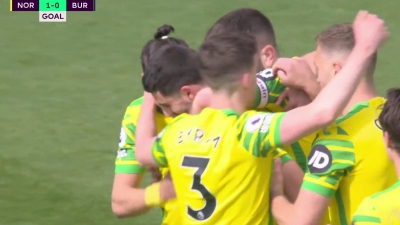 Νόριτς – Μπέρνλι 1-0: Προβάδισμα για τα «καναρίνια» από νωρίς!