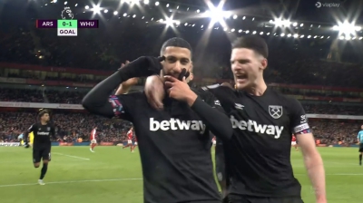 Άρσεναλ - Γουέστ Χαμ 0-1: Άνοιξαν το σκορ με πέναλτι τα «σφυριά» (video)