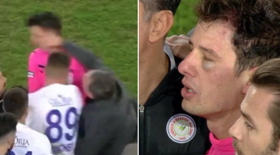 Απίστευτο σκηνικό: Γροθιές και κλωτσιές στον διαιτητή από τον πρόεδρο της Ανκαραγκιουτσού! (video)