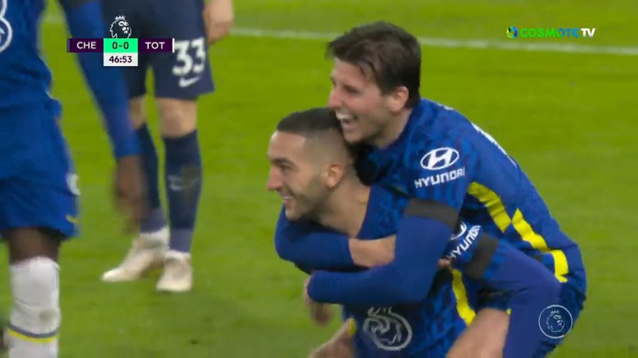 Τσέλσι – Τότεναμ 2-0: Έργο τέχνης από Ζίγιεχ, υπέροχη κεφαλιά του Τιάγκο Σίλβα! (video)