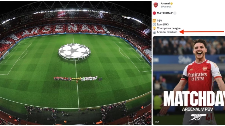 Ο κανόνας της UEFA: Το Σαββατοκύριακο «Emirates», στο Champions League «Arsenal Stadium»!
