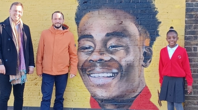 Γκράφιτι αφιερωμένο στον Σάκα από το παλιό του σχολείο! (video)